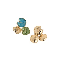 Sohi Women's The Lilypad Stud Earrings