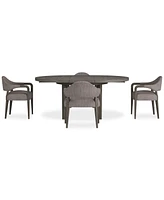 Griffith 5 Pc. Round Dining Set (Table & 4 Arm Chairs), Created for Macy's