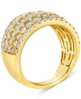 Le Vian Nude Diamond Multirow Cluster Statement Ring (2-5/8 ct. t.w.) in 14k Gold