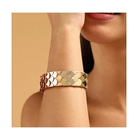 Sohi Women's The Python Cuff Bracelet