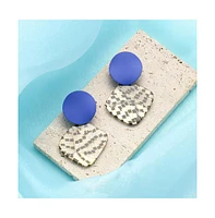 Sohi Women's The Mosiac Drop Earrings