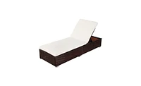 Slickblue Outdoor Leisure Rattan Pool Bed – Stylish and Comfortable Furniture for Relaxation