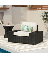 Slickblue Santa Cruz Club Chair – Comfortable and Stylish Accent Chair for Indoor or Outdoor Spaces