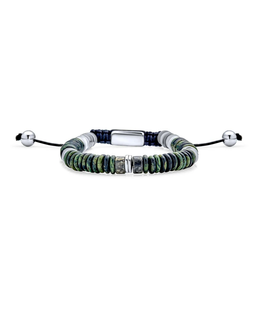 Bling Jewelry Natural Stone Chakra Bolo Bracelet Adjustable