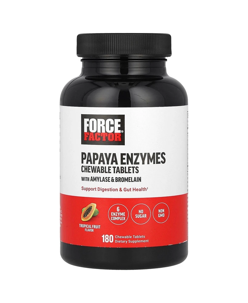 Force Factor Papaya Enzymes Tropical Fruit