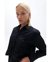 Nocturne Women's Bead Embellished Shirt