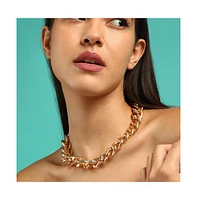 Sohi Women's The Medium Chunky Link Chain Necklace