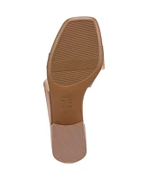Naturalizer Illuminate-Low Square Toe Slide Sandals