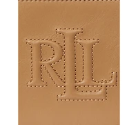 Lauren Ralph Witley Leather Crossbody Wallet