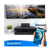 Pyle 5.2-Channel Home Theater Bluetooth Stereo Receiver with 4K Ultra Hd Support & MP3/Usb/Am/Fm - 1000W Max, PT694BT