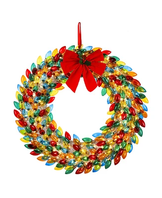 Mr. Christmas 30" Retro C9 Bulb Wreath