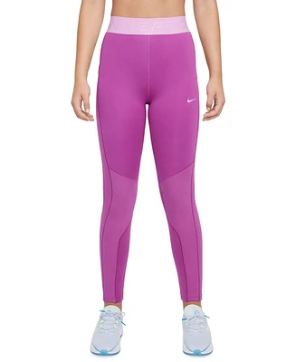 Nike Pro Big Girls Therma-fit Mid-Rise Leggings