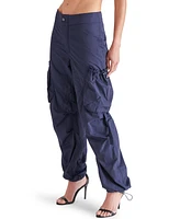 Steve Madden Women's Kaira Bungee-Cord Cargo Pants