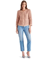 Steve Madden Women's Winter Rose Textured Jacket