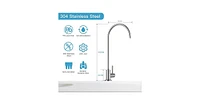 gaomon Kitchen Drinking Water Faucet - 100% -Free, Stainless Steel 304, Compatible with Filtration Systems