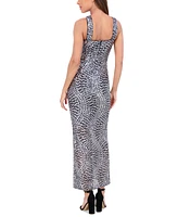 Siena Women's Sequined Halter Maxi Dress