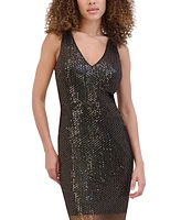 Siena Women's Sequined Mesh Sheath Dress