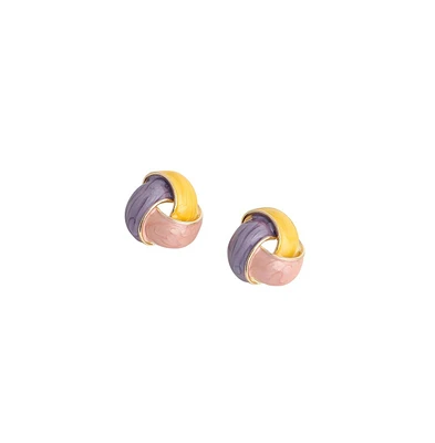 Sohi Women's The Overlap Stud Earrings