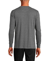 Lands' End Big & Tall Knit Rib Pajama Henley