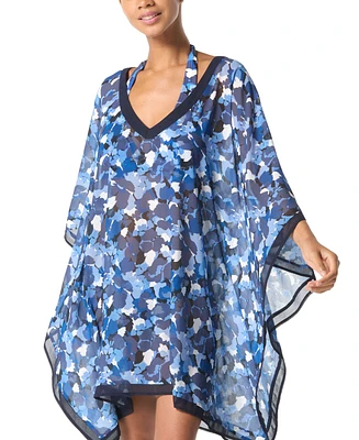 Michael Kors Women's Chiffon Poncho Cover-Up