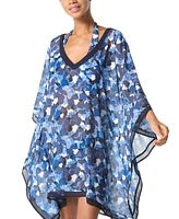 Michael Kors Women's Chiffon Poncho Cover-Up