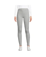 Lands' End Women's High Rise Serious Sweats Fleece Lined Pocket Leggings