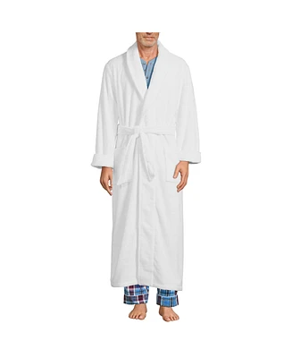 Lands' End Men's Full Length Turkish Terry Robe