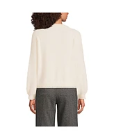 Lands' End Women's Eyelash Cardigan Sweater