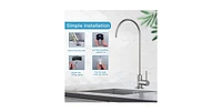 gaomon Kitchen Drinking Water Faucet - 100% -Free, Stainless Steel 304, Compatible with Filtration Systems