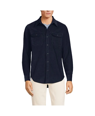 Lands' End Men's Long Sleeve Corduroy Shirt