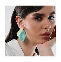 Sohi Women's The Glacier Quad Drop Earrings