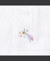 Hudson Baby Infant Girl Super Soft Cotton Washcloths, Unicorn, One Size