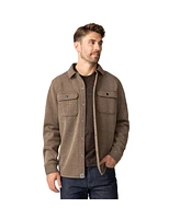 Free Country Men's Fleece Twill Snap Front Shirt