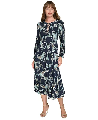 Tommy Hilfiger Women's Posey Paisley Jersey Dress