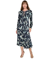 Tommy Hilfiger Women's Posey Paisley Jersey Dress