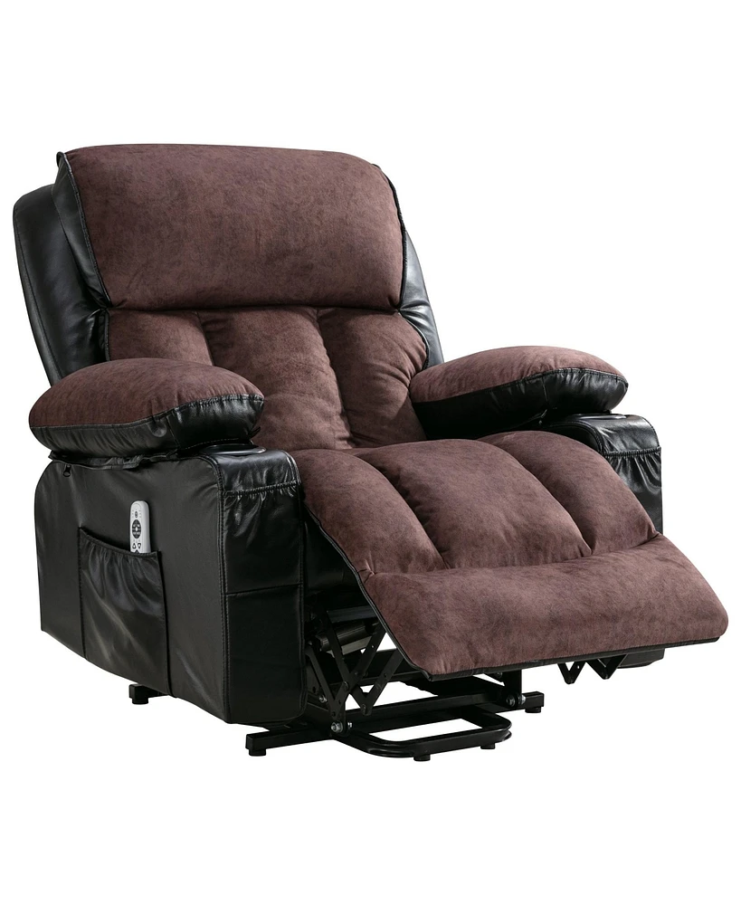 Boyel Living Power Lift Recliner Chair Recliners for Elderly with Heat and Massage