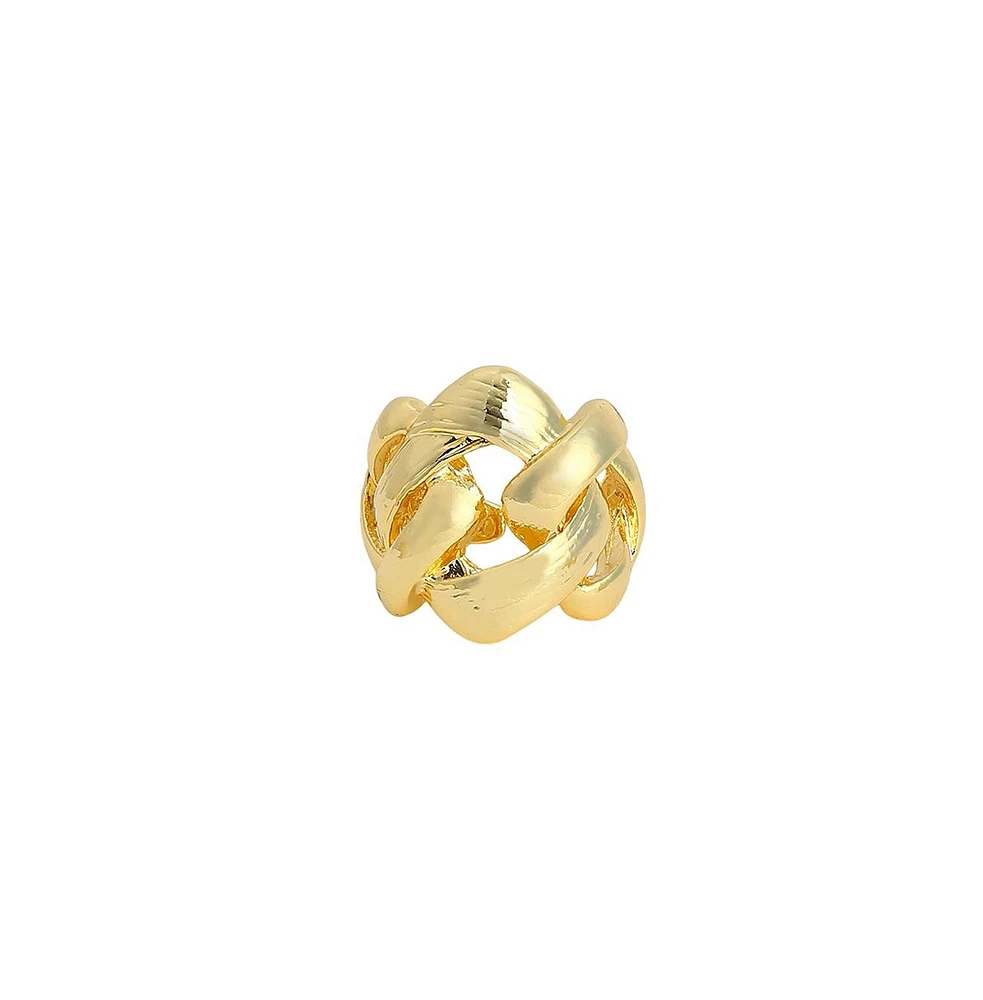 Sohi Women's The Medium Link Statement Ring