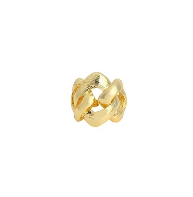 Sohi Women's The Medium Link Statement Ring