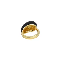 Sohi Women's The Teardrop Finger Ring