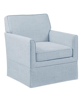 510 Design 30" Wood Paula Wide Slipcover Accent Armchair