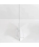 Hiddin Clear View Freestanding Panel Pet Gate