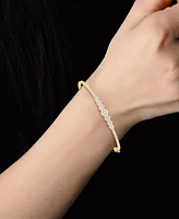 Diamond Multi Cluster Bangle Bracelet (1 ct. t.w.) in 14k Gold