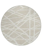 Addison Chantille Machine Washable ACN1040 8'x8' Round Area Rug