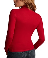 Lucky Brand Women's Turtleneck Long-Sleeve Top