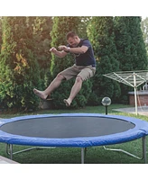 Gymax Replacement Trampoline Mat Jumping Mat Fits 15ft Frame w/ V-Hooks