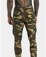 Xxiii Men's Sergeant Camo Ripped Jeans