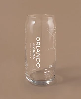 Narbo The Can Orlando Map Everyday Glassware, Set of 2