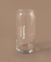 Narbo The Can Tampa Map Everyday Glassware, Set of 2