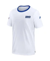 Nike Men's White New York Giants Sideline Coaches Alternate Performance T-shirt