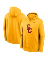 Nike Men's Gold Usc Trojans Primetime Evergreen Club Fleece Pullover Hoodie